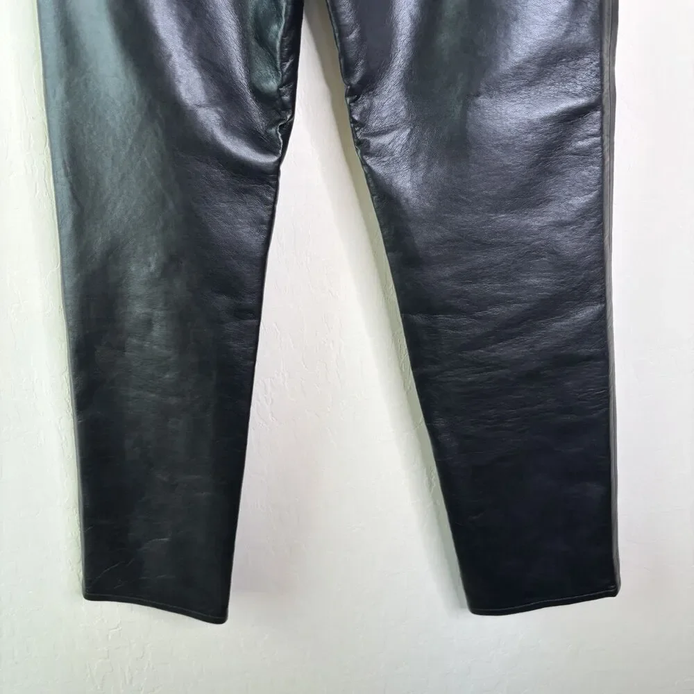 AGOLDE Recycled Leather 90's Pinch Pants